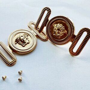 VERSACE VE4361 4483D Sunglasses Replacement Temple Medusa Head Logo Trim New 2pc